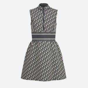 SOLD New Dior Dioriviera Dress Blue Dior Oblique Technical Jersey mini printed